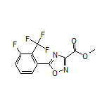 Methyl 5-[3-Fluoro-2-(trifluoromethyl)phenyl]-1,2,4-oxadiazole-3-carboxylate