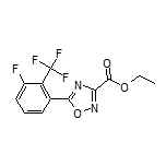 Ethyl 5-[3-Fluoro-2-(trifluoromethyl)phenyl]-1,2,4-oxadiazole-3-carboxylate