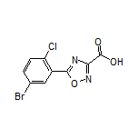 5-(5-Bromo-2-chlorophenyl)-1,2,4-oxadiazole-3-carboxylic Acid