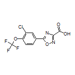 5-[3-Chloro-4-(trifluoromethoxy)phenyl]-1,2,4-oxadiazole-3-carboxylic Acid