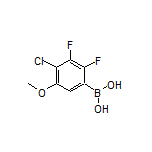 4-Chloro-2,3-difluoro-5-methoxyphenylboronic Acid