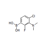 4-Chloro-3-(dimethylamino)-2-fluorophenylboronic Acid