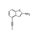 2-Amino-4-(1-propyn-1-yl)benzo[b]thiophene