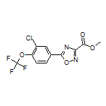 Methyl 5-[3-Chloro-4-(trifluoromethoxy)phenyl]-1,2,4-oxadiazole-3-carboxylate