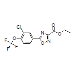 Ethyl 5-[3-Chloro-4-(trifluoromethoxy)phenyl]-1,2,4-oxadiazole-3-carboxylate