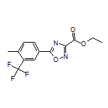 Ethyl 5-[4-Methyl-3-(trifluoromethyl)phenyl]-1,2,4-oxadiazole-3-carboxylate