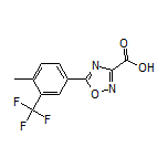 5-[4-Methyl-3-(trifluoromethyl)phenyl]-1,2,4-oxadiazole-3-carboxylic Acid