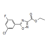 Ethyl 5-(3-Chloro-5-fluorophenyl)-1,2,4-oxadiazole-3-carboxylate