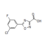 5-(3-Chloro-5-fluorophenyl)-1,2,4-oxadiazole-3-carboxylic Acid