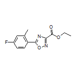 Ethyl 5-(4-Fluoro-2-methylphenyl)-1,2,4-oxadiazole-3-carboxylate