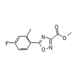 Methyl 5-(4-Fluoro-2-methylphenyl)-1,2,4-oxadiazole-3-carboxylate