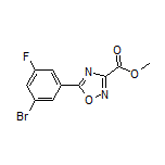 Methyl 5-(3-Bromo-5-fluorophenyl)-1,2,4-oxadiazole-3-carboxylate