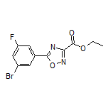 Ethyl 5-(3-Bromo-5-fluorophenyl)-1,2,4-oxadiazole-3-carboxylate