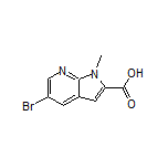 5-Bromo-1-methyl-7-azaindole-2-carboxylic Acid