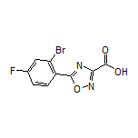 5-(2-Bromo-4-fluorophenyl)-1,2,4-oxadiazole-3-carboxylic Acid