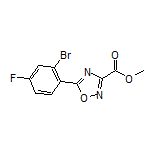 Methyl 5-(2-Bromo-4-fluorophenyl)-1,2,4-oxadiazole-3-carboxylate