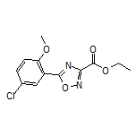 Ethyl 5-(5-Chloro-2-methoxyphenyl)-1,2,4-oxadiazole-3-carboxylate