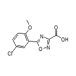 5-(5-Chloro-2-methoxyphenyl)-1,2,4-oxadiazole-3-carboxylic Acid