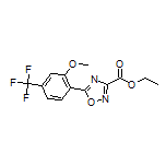 Ethyl 5-[2-Methoxy-4-(trifluoromethyl)phenyl]-1,2,4-oxadiazole-3-carboxylate