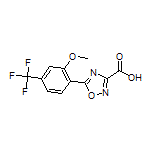 5-[2-Methoxy-4-(trifluoromethyl)phenyl]-1,2,4-oxadiazole-3-carboxylic Acid