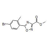 Methyl 5-(4-Bromo-2-methylphenyl)-1,2,4-oxadiazole-3-carboxylate