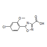 5-(4-Chloro-2-methoxyphenyl)-1,2,4-oxadiazole-3-carboxylic Acid