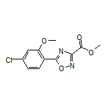 Methyl 5-(4-Chloro-2-methoxyphenyl)-1,2,4-oxadiazole-3-carboxylate