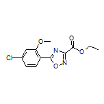 Ethyl 5-(4-Chloro-2-methoxyphenyl)-1,2,4-oxadiazole-3-carboxylate