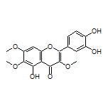 2-(3,4-Dihydroxyphenyl)-5-hydroxy-3,6,7-trimethoxy-4H-chromen-4-one