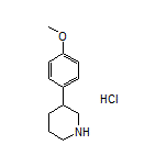 3-(4-Methoxyphenyl)piperidine Hydrochloride