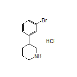 3-(3-Bromophenyl)piperidine Hydrochloride