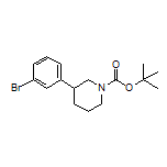 3-(3-bromophenyl)-1-Boc-piperidine