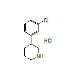 3-(3-Chlorophenyl)piperidine Hydrochloride