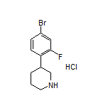 3-(4-Bromo-2-fluorophenyl)piperidine Hydrochloride