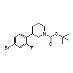 1-Boc-3-(4-bromo-2-fluorophenyl)piperidine