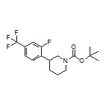 1-Boc-3-[2-fluoro-4-(trifluoromethyl)phenyl]piperidine