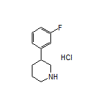 3-(3-Fluorophenyl)piperidine Hydrochloride