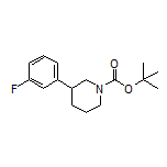 1-Boc-3-(3-fluorophenyl)piperidine