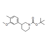 1-Boc-3-(3-methoxy-4-methylphenyl)piperidine