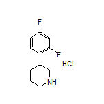 3-(2,4-Difluorophenyl)piperidine Hydrochloride