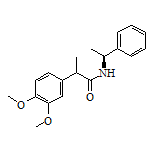 2-(3,4-Dimethoxyphenyl)-N-[(S)-1-phenylethyl]propanamide