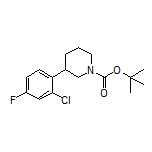 1-Boc-3-(2-chloro-4-fluorophenyl)piperidine