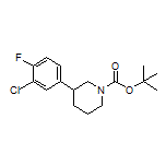 1-Boc-3-(3-chloro-4-fluorophenyl)piperidine