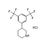 3-[3,5-Bis(trifluoromethyl)phenyl]piperidine Hydrochloride