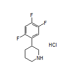 3-(2,4,5-Trifluorophenyl)piperidine Hydrochloride