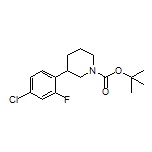 1-Boc-3-(4-chloro-2-fluorophenyl)piperidine