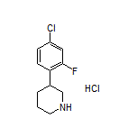 3-(4-Chloro-2-fluorophenyl)piperidine Hydrochloride