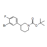 1-Boc-3-(3-bromo-4-fluorophenyl)piperidine