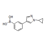 3-(1-Cyclopropyl-4-pyrazolyl)phenylboronic Acid