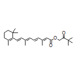 3,3-Dimethyl-2-oxobutyl (2E,4E,6E,8E)-3,7-Dimethyl-9-(2,6,6-trimethyl-1-cyclohexen-1-yl)nona-2,4,6,8-tetraenoate